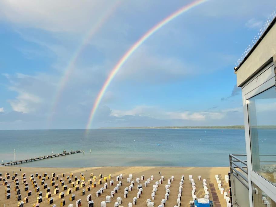 Penthaus Horizont Mit Meerblick Lübeck Exterior foto